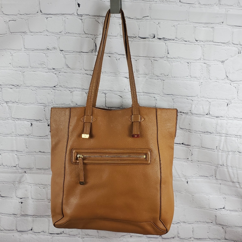Halston Heritage brown leather bag